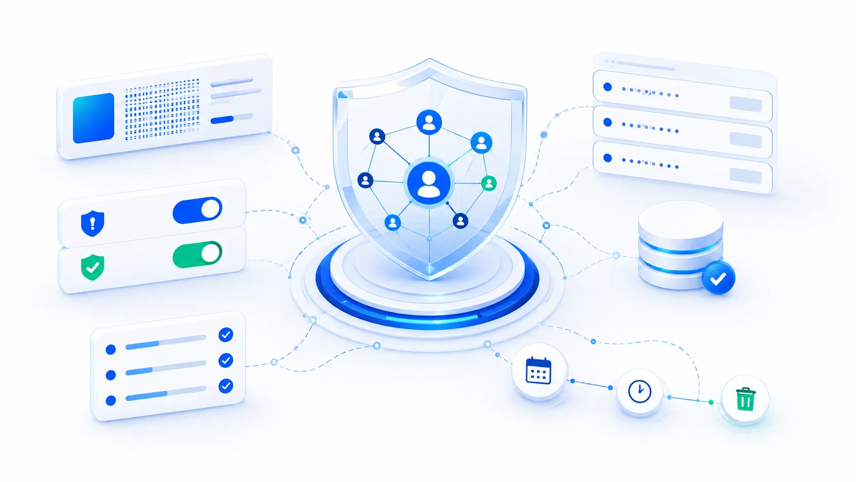 Privacy-aware identity graph protected by secure technology controls